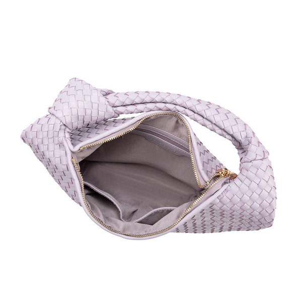 Dottir Brigitte Large Recycled Vegan Shoulder Bag In Lilac