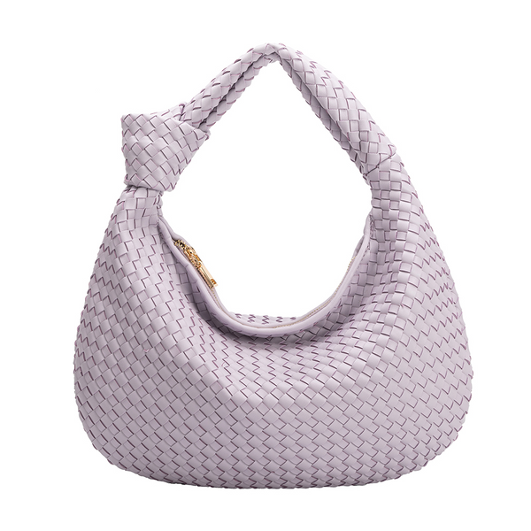 dottir Brigitte Large Recycled Vegan Shoulder Bag in Lilac