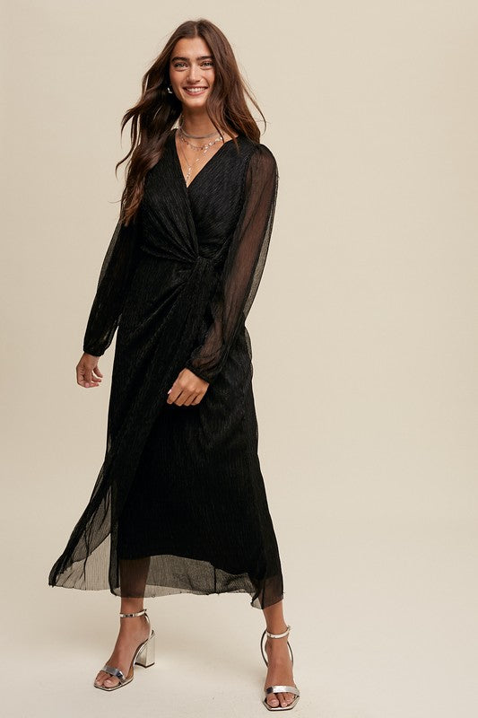 Dottir Adelaide Dress In Onyx