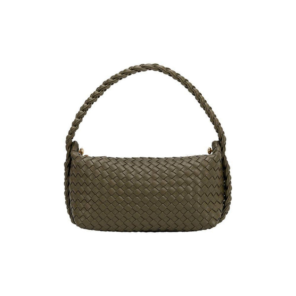 dottir Alma Recycled Vegan Top Handle Bag in Olive