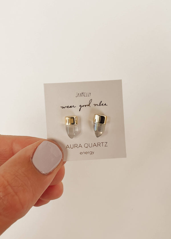 Dottir Aura Quartz Earrings