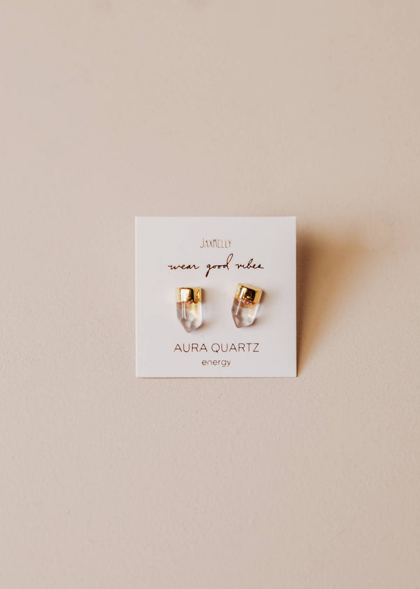 dottir Aura Quartz Earrings