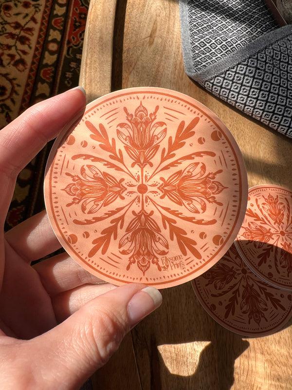 Dottir Autumn Rosemaling Sticker