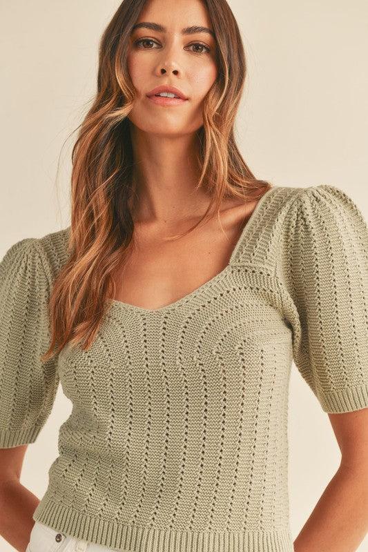 Dottir Brownstone Top (Final Sale)