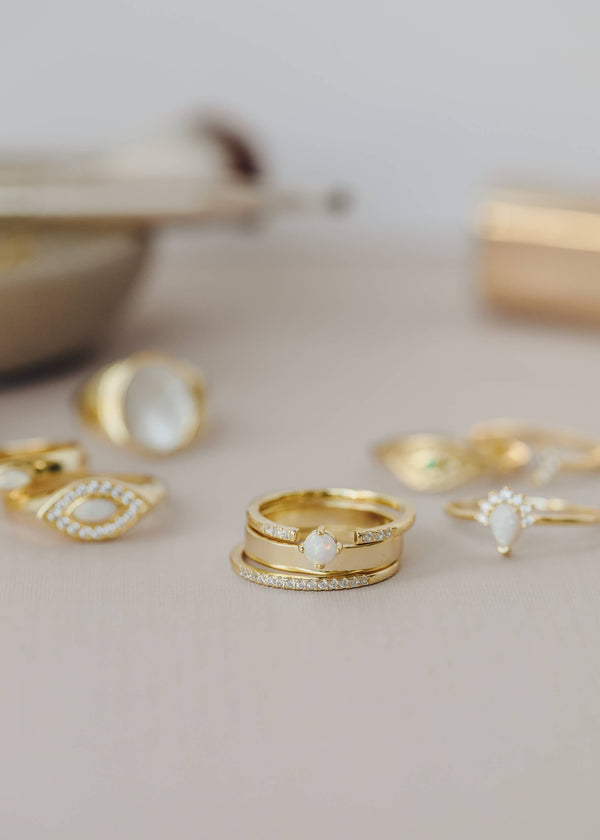 Dottir Celestial Band Ring