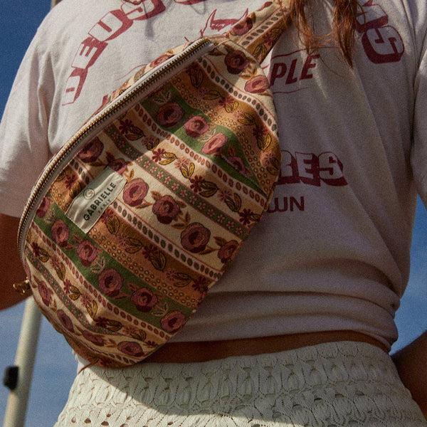 Dottir Cotton Fanny Pack In Flores