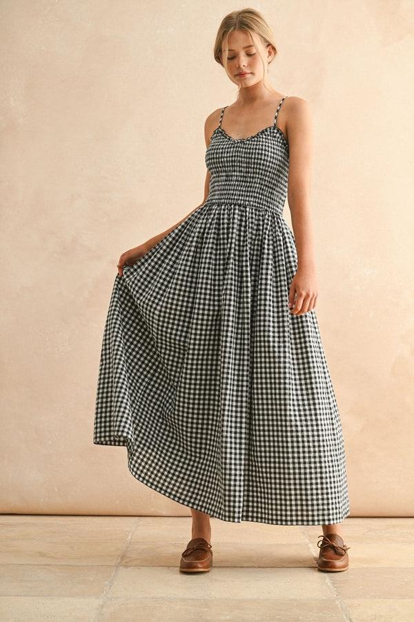 Dottir Iris Dress In Black