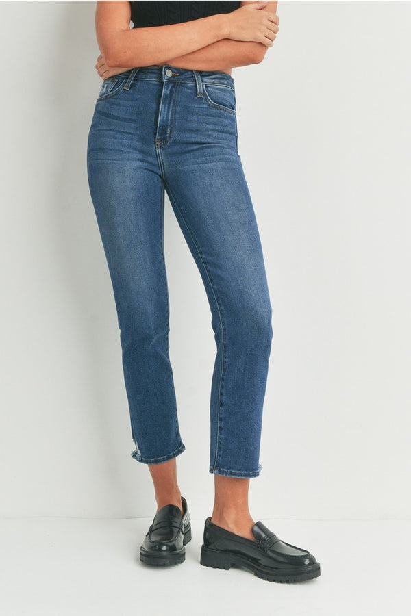 Dottir Just Black Charlie Slim Straight Jeans