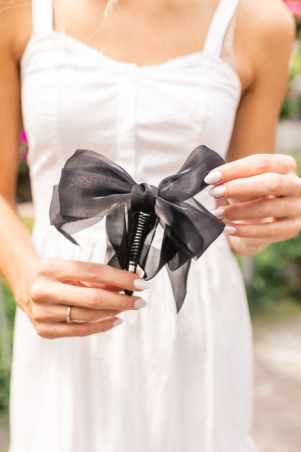 Dottir Keira Banana Claw Clip In Black