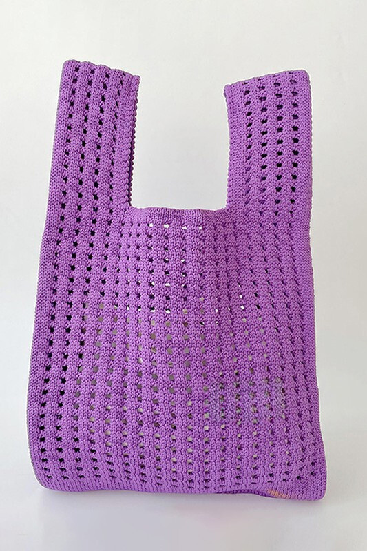 dottir Mini Soho Knit Tote in Solid
