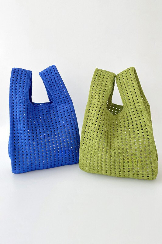 Dottir Mini Soho Knit Tote In Solid