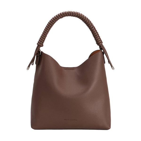 Dottir Molly Recycled Vegan Tote In Chocolate