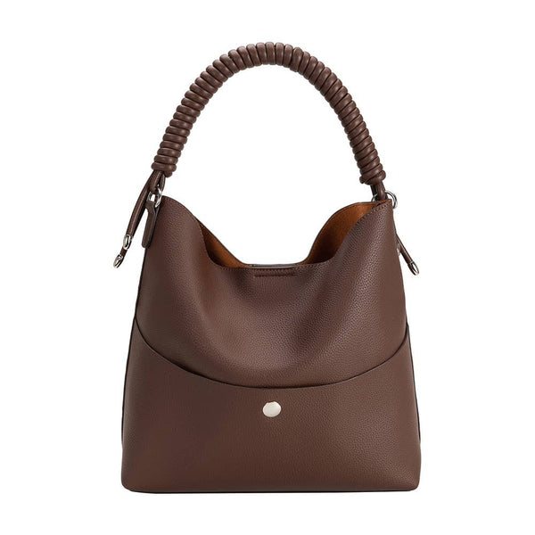 dottir Molly Recycled Vegan Tote in Chocolate