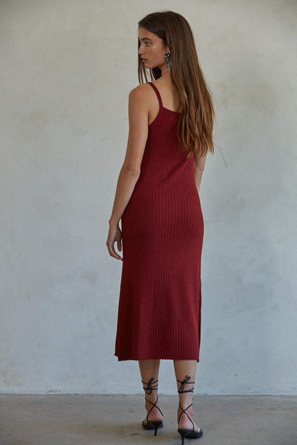 Dottir Olsen Slipdress In Burgundy