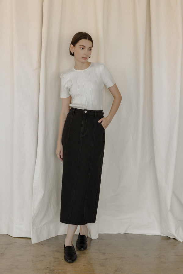 dottir Raven Midi Skirt (Final Sale)