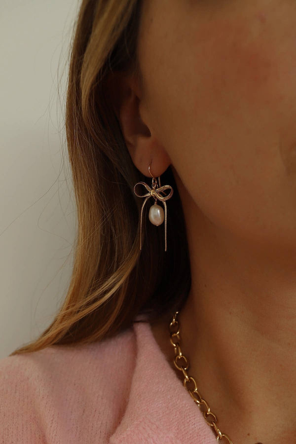 Dottir Sloane Earrings In Gold
