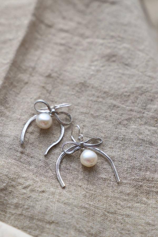 Dottir Sloane Earrings In Silver