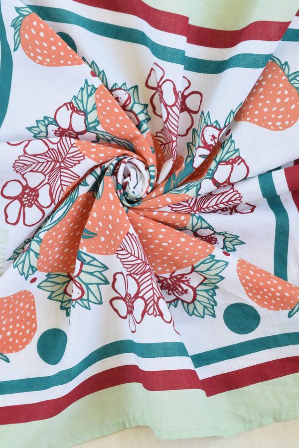 Dottir Strawberry Patch Bandana