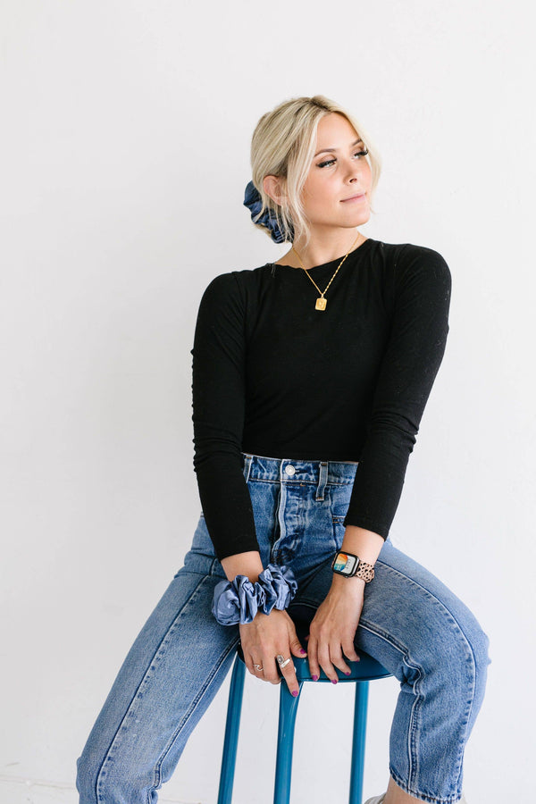 Dottir The One Scrunchie In Midnight