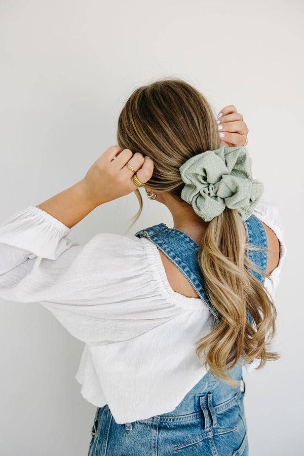 Dottir The One Scrunchie In Sagewood