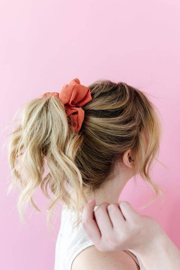 Dottir The One Scrunchie In Terracotta
