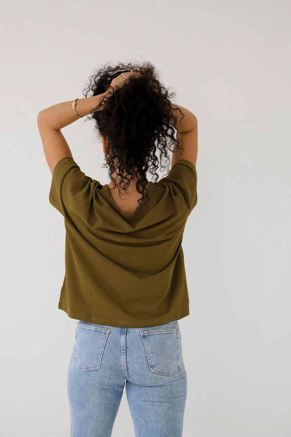 Dottir The Perfect Crop In Olive