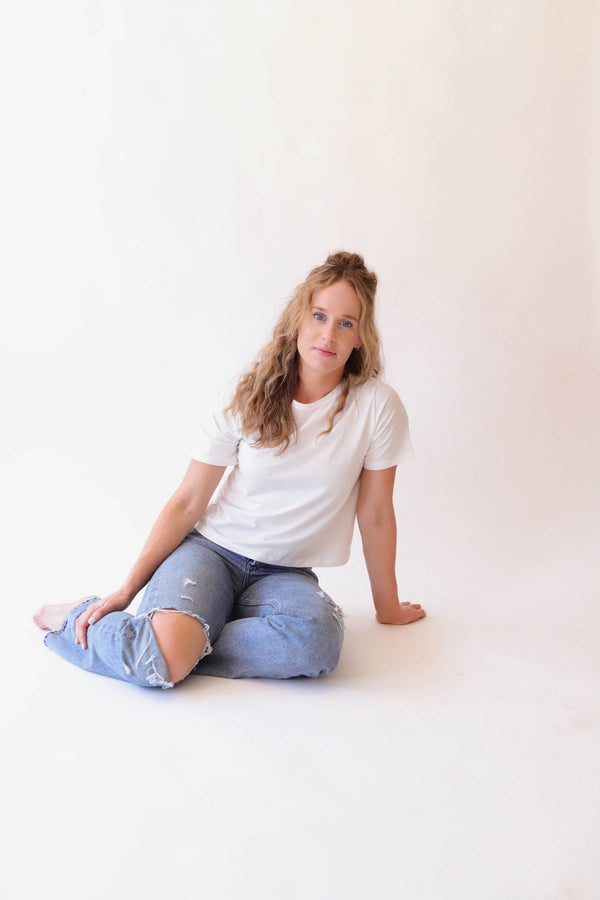 Dottir The Perfect Crop In Pure White