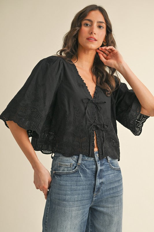Dottir Vilda Top In Black