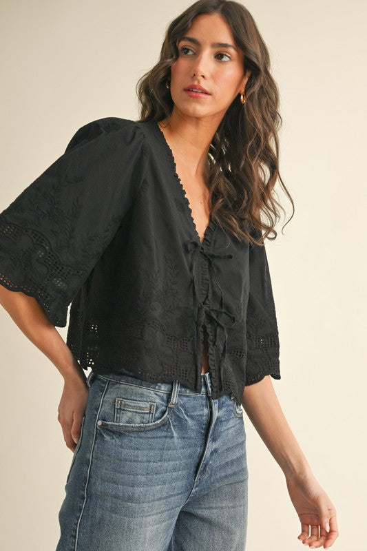 Dottir Vilda Top In Black