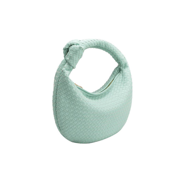 Dottir Drew Small Recycled Vegan Top Handle Bag In Seafoam