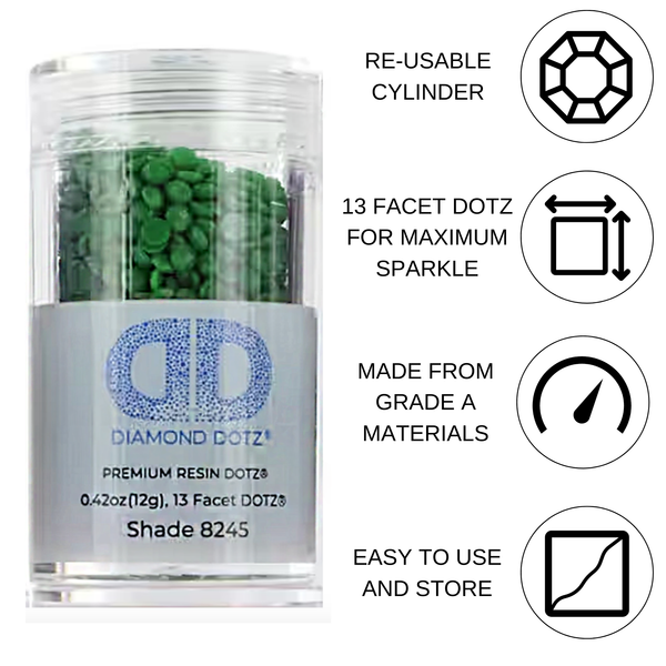 Dotz Diamond Dotz 2.8MM 12G DOTZ Cylinder - Kelly Green