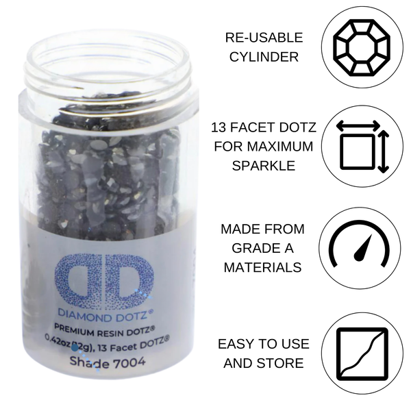 Dotz Diamond Dotz 2.8MM 12G DOTZ Cylinder - PEWTER METALLIC