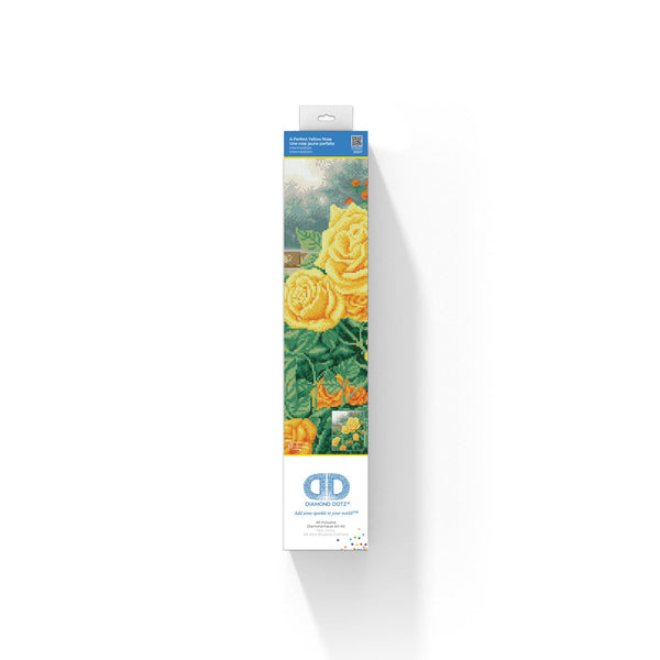 Dotz Diamond Dotz A Perfect Yellow Rose - 16.5" X 20.5"
