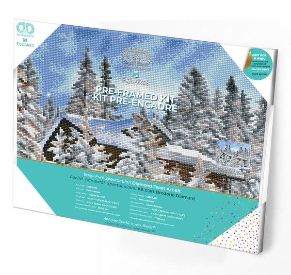 dotz Diamond Dotz Alpine Retreat Pre-Framed Kit - 16.1" x 12.2"