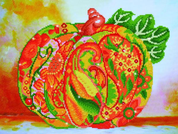 Dotz Diamond Dotz Autumn Pumpkin Amber Sparkle - 15.4" X 20.5"