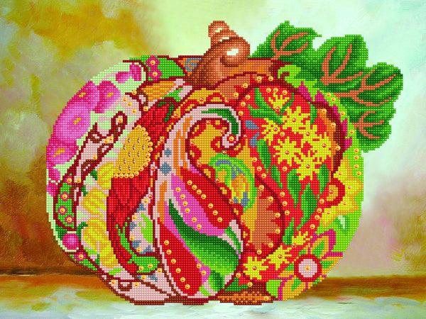 Dotz Diamond Dotz Autumn Pumpkin Rose Sparkle - 20.5" X 15.4"