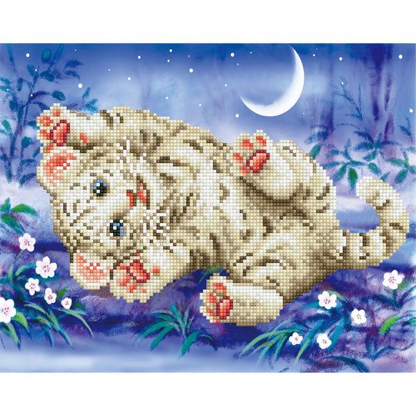 dotz Diamond Dotz Baby Tiger Roly Poly with Frame - 14.0" x 11.0"