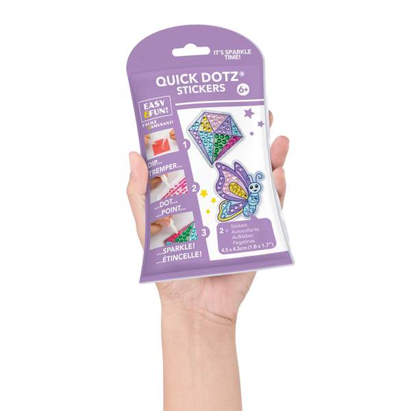 Dotz Diamond Dotz BIG DOTZ Stickers Pack 4 - Butterfly Sparkle