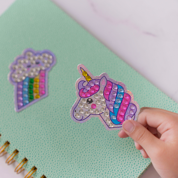 Dotz Diamond Dotz BIG DOTZ Stickers Pack 6 - Rainbow Unicorn
