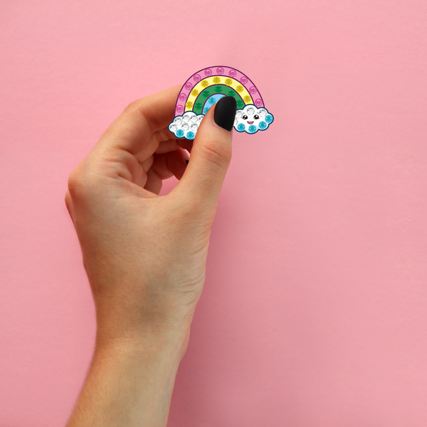 Dotz Diamond Dotz BIG DOTZ Stickers Pack 7 - Star Rainbow