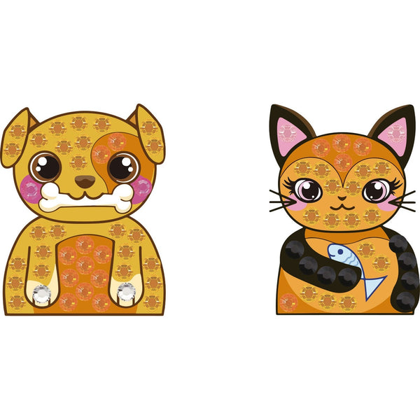 dotz Diamond Dotz BIG DOTZ Stickers Pack 9 - Pup & Pus Cat