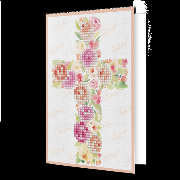 dotz Diamond Dotz Blessings Greeting Card - 5.0" x 7.0"