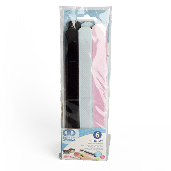 dotz Diamond Dotz Bulk Pack Freestyle Bracelets - Pack of 6