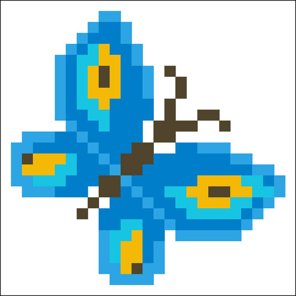 Dotz Diamond Dotz Butterfly Sparkle With Frame - 3.0" X 3.0"