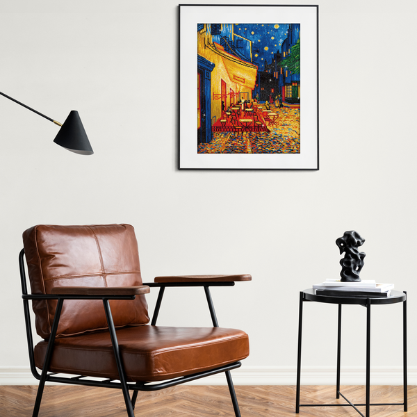 Dotz Diamond Dotz Cafe At Night (Van Gogh) - 16.5" X 20.5"