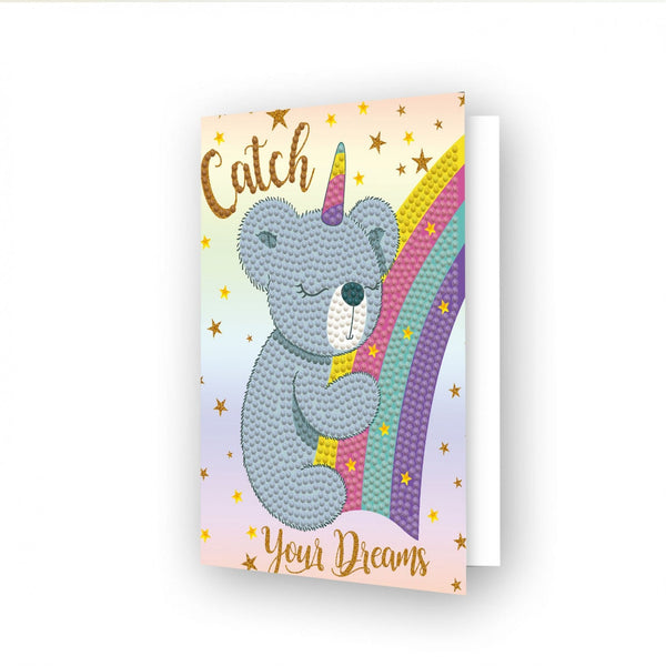 Dotz Diamond Dotz Catch Your Dreams Greeting Card - 5.0" X 7.0"