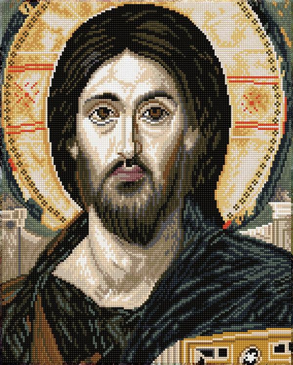 dotz Diamond Dotz Christ Pantocrator Sainai - 15.8" x 19.7"