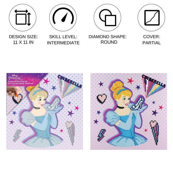 Dotz Diamond Dotz Cinderella Kind POW-ER Dotz Box - 11.0" X 11.0"