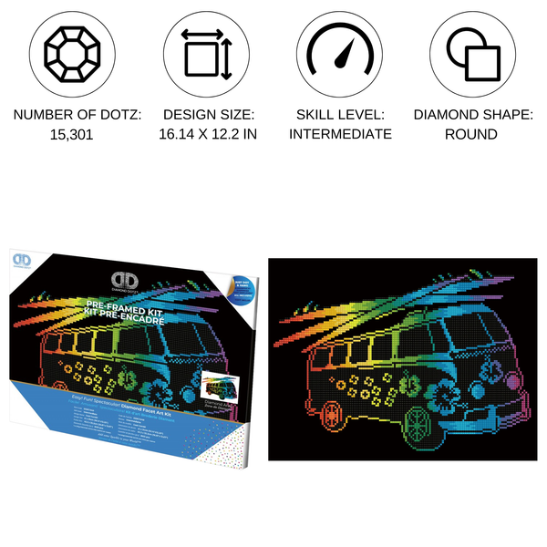 Dotz Diamond Dotz Cool Combi With Frame - 16.1" X 12.2"