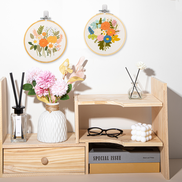 Dotz Diamond Dotz Country Garden Embroidery Kit - 5.0"